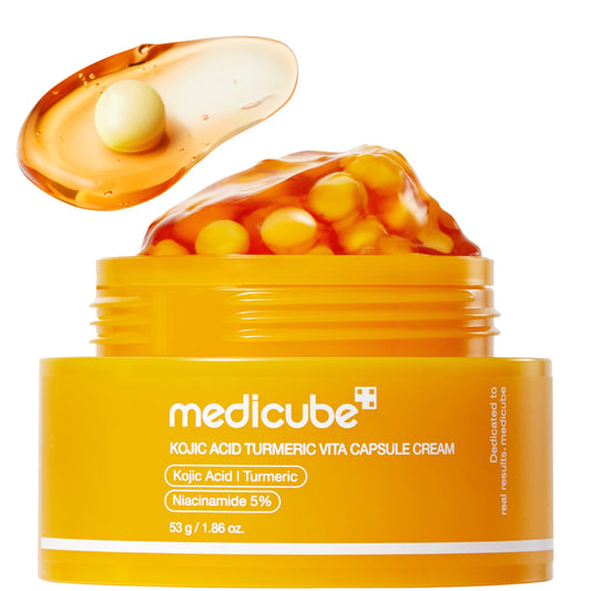 MEDICUBE - Kojic Acid Turmeric Vita Capsule Cream, 53g