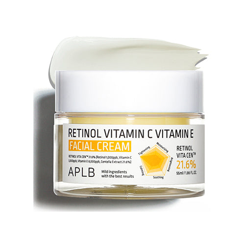 APLB - Retinol Vitamin C Vitamin E Facial Cream, 55ml
