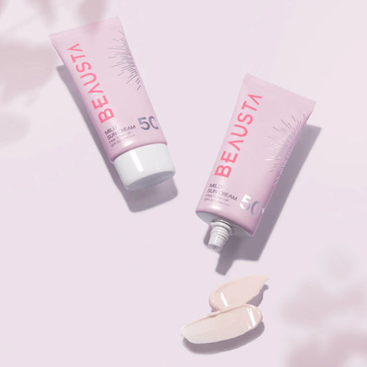 BEAUSTA - Mild Sun Cream Pink Tone-Up SPF50+ - 50 ml.