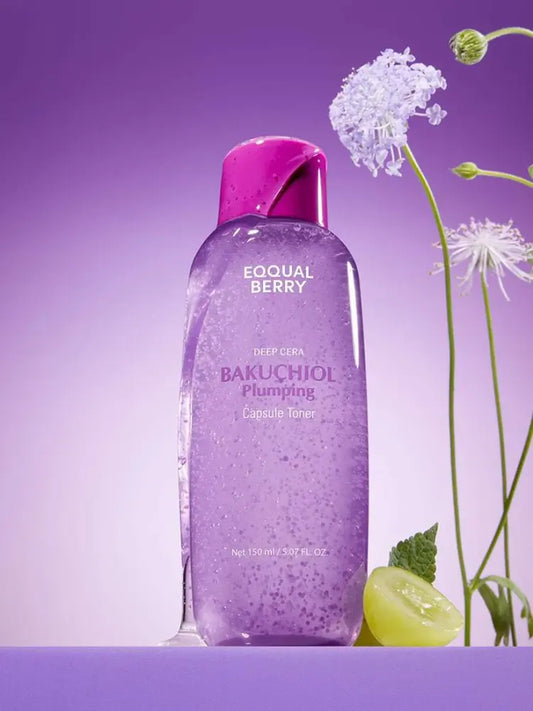 EQQUALBERRY - Bakuchiol Plumping Capsule Toner, 150ml