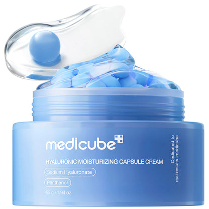 MEDICUBE - Hyaluronic Moisturizing Capsule Cream, 55g