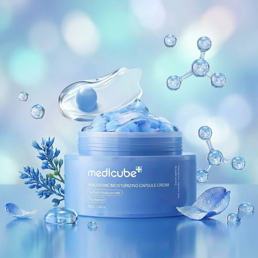 MEDICUBE - Hyaluronic Moisturizing Capsule Cream, 55g