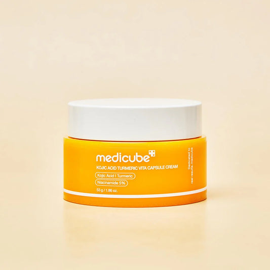 MEDICUBE - Kojic Acid Turmeric Vita Capsule Cream, 53g