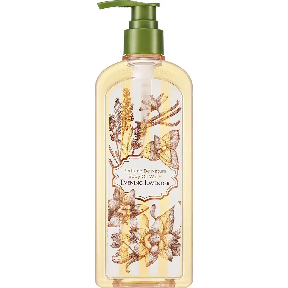 NATURE REPUBLIC - Perfume De Nature Body Oil Wash  Evening Lavender, 345ml