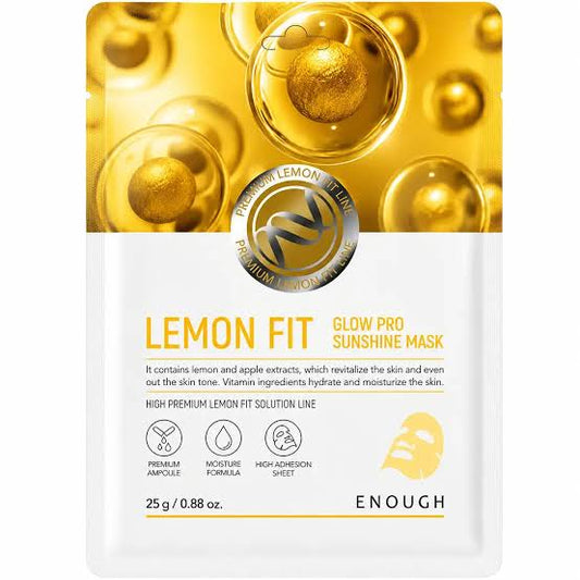 ENOUGH - Lemon Fit Glow Sunshine Mask - 1pc.