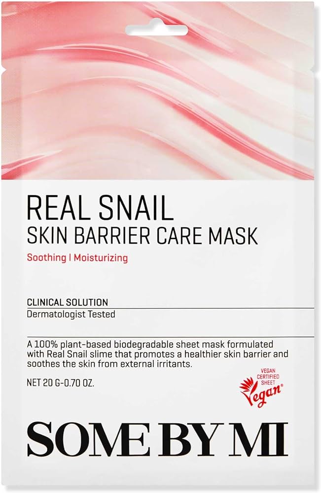 SOME BY MI - Real Snail Skin Barrier Care Mask, 1pc