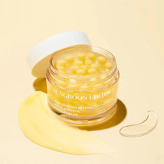 SUNGBOON EDITOR - Deep Collagen Retinol Power Boosting Capsule Cream, 50ml.