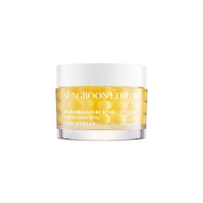SUNGBOON EDITOR - Deep Collagen Retinol Power Boosting Capsule Cream, 50ml.