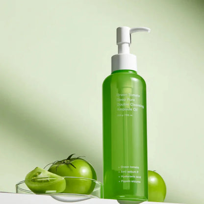 SUNGBOON EDITOR - Green Tomato Deep Pore Double Cleansing Ampoule Oil, 200ml