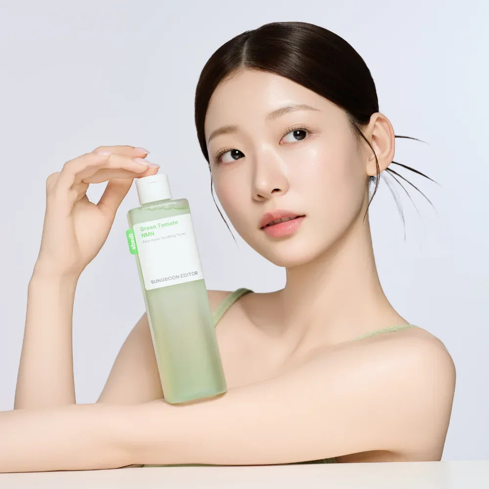 SUNGBOON EDITOR - Green Tomato NMN Pore Hydro Soothing Toner, - 350ml.