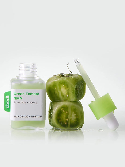 SUNGBOON EDITOR - Green Tomato NMN Pore Lifting Ampoule, 40ml.