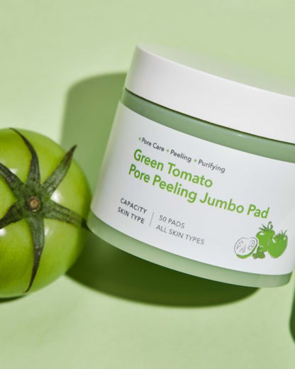 SUNGBOON EDITOR - Green Tomato Pore Peeling Jumbo Pad, 180ml, 60EA