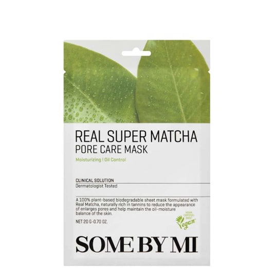 SOME BY MI - Real Super Matcha Pore Care Mask, 1pc